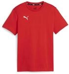 Trainingsshirt PUMA "TEAMGOAL CASUALS TEE JR", Jungen, Gr. 164, rot (puma rot, puma
