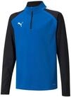 PUMA Langarmshirt Puma Kinder Langarmshirt teamLIGA 1/4 Zip Top Jr 657237