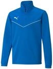 PUMA Langarmshirt TEAMRISE 14 ZIP TOP JR normale Schnittform, Langarm, mit
