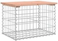 vidaXL Gartenbank Gartenbank aus Gabionen 63x44x42 cm Massivholz Douglasie...