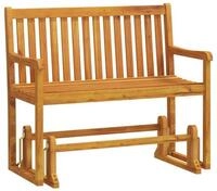 vidaXL Gartenbank Garten-Schaukelbank 110 cm Massivholz (1-St)