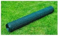vidaXL Zaun vidaXL Drahtzaun mit PVC-Beschichtung 25x0,75 m Gr&uuml;n