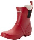Gummistiefel MOLS "SUBURBS W RUBBER BOOT", Damen, Gr. 36, rot (haute rot (d)), Gummi,