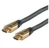 ROLINE 4K PREMIUM HDMI Ultra HD Kabel mit Ethernet, ST/ST Audio- & Video-Kabel, HDMI