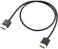 SpeaKa Professional HDMI Rund-Kabel mit Ethernet 0.5 m SP-9070576 HDMI-Kabel,...