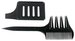 EFALOCK Professional Haarkamm Efalock Coupe-Soleil Kamm mit Schablone Schwarz