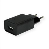 VALUE USB QC3.0 Charger mit Euro-Stecker, 1 Port (Typ-A QC), 18W Stromadapter
