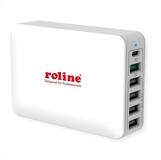 ROLINE USB Charger Stromadapter, 120.0 cm, 6 Port (4x USB-A, 1x USB-C, 1x USB-A