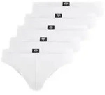 CECEBA Slip Brief (5-St) mit Logo auf dem Bund wei&szlig; 3XL
