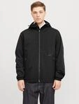 Outdoorjacke JACK & JONES "JJEURBAN Jacke mit Kapuze, elastischem Bund und Taschen",