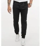 Rock Creek Tapered-fit-Jeans Herren Jeans Jogger-Style RC-2187 schwarz W29 L30