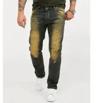 Rock Creek Regular-fit-Jeans Herren Jeans Stonewashed Dirty-Wash RC-329 blau...