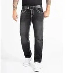 Rock Creek Straight-Jeans Herren Comfort Fit Jeans RC-2169 grau W29 L30