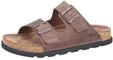 Sandale RIEKER "Sandale", Herren, Gr. 40, braun, Obermaterial: 50% Rindsleder Leather
