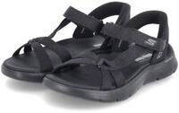 Skechers Skechers Flache Sandalen 141481 BBK Damen Textil black Sandalette