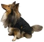 Fashion Dog Hunderegenmantel Hunde-Regenmantel mit Fleecefutter, Schwarz, 39 cm