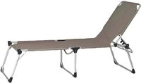 Siena Garden Gartenliege Alu-Dreibeinliege XXL, 4-fach verstellbar, 201x69,5x95...