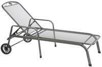MWH Gartenliege Gartenliege Savoy, 187 x 81 x 52 cm, Gartenliege mit...