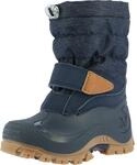 Snowboots LURCHI "Finn", M&auml;dchen, Gr. 25, blau (navy, gemustert), Synthetik, Textil,