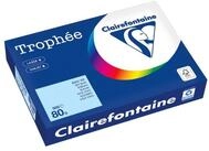 CLAIREFONTAINE Kopierpapier Kopierpapier 1798PC A4 80g eisblau 500 Blatt