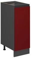Vicco Apothekerschrank R-Line, Rot/Anthrazit, 30 cm J-Shape, ohne Arbeitsplatte