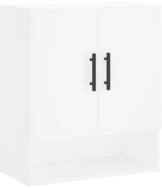 vidaXL H&auml;ngeschrank Wandschrank Wei&szlig; 60x31x70 cm Holzwerkstoff