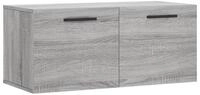 vidaXL H&auml;ngeschrank Wandschrank Grau Sonoma 80x36,5x35 cm Holzwerkstoff (1-St)