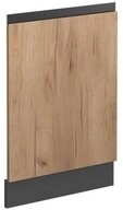 Vicco Frontblende R-Line, Goldkraft Eiche/Anthrazit, 45 cm J-Shape, ohne