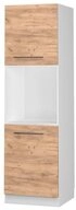 Vicco Herdumbauschrank Fame-Line, Goldkraft Eiche/Wei&szlig;, 60 cm mit offenem Regal