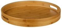 Secret de Gourmet Tablett Tablett Bambus, rund 40 cm, Bambus