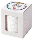 Folia Klebeband folia Washi Dekor Bl&uuml;ten wei&szlig; wei&szlig;
