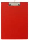 EXACOMPTA Klemmtafel 10x Klemmbrett mit H&uuml;lle - Format 23x32cm f&uuml;r A4 - Rot -