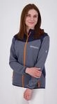 Strickfleecejacke DEPROC ACTIVE "ELM WOMEN", Damen, Gr. 36 (S), blau (navy), Fleece,