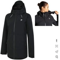 Dare2b Regenjacke Switch Up II Damen Regenmantel, Kapuze, Jacket, Anorak,