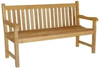 Garden Pleasure Gartenbank Bank SOLO, 3-Sitzer, 150 cm, Teak B-grade, unbehandelt