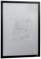 DURABLE Hinweisschild DURABLE 4844 DURAFRAME&reg; WALLPAPER Rahmen A3 skl. schwarz