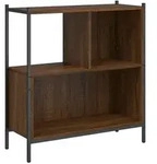 vidaXL B&uuml;cherregal, Buchregal Braun Eichen-Optik 72x28x77,5 cm Holzwerkstoff