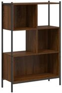 vidaXL B&uuml;cherregal NA B&uuml;cherregal Braun Eichen-Optik 72x28x109 cm Spanplatte
