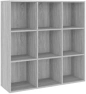 vidaXL B&uuml;cherregal NA B&uuml;cherregal Grau Sonoma 98x30x98 cm