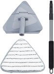 Maximex Bodenwischer-Set Triangel-Wischer mit Teleskopstiel, (Set, 5-St), 360&deg;