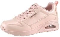 Sneaker SKECHERS "UNO-GALACTIC GAL", Damen, Gr. 36, rosa, Lederimitat, metallic,