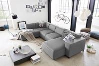 OTTO home Wohnlandschaft Bulky U-Form, in U-Form und XXL Sitzfl&auml;che, modular