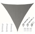 AMANKA Sonnensegel mit Befestigung - 5 x 5 x 5 Winddurchl&auml;ssig - Garten,...