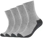 Camano Socken function (4 Paar) mit feuchtigkeitsregulierendem Material grau...