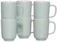 Ritzenhoff & Breker Becher Jasper Kaffeebecher 285 ml 6er Set, 6-tlg., Keramik