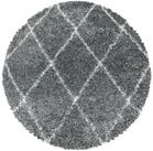 Ayyildiz Teppiche Hochflor-Teppich ALVOR 3401, rund, H&ouml;he: 50 mm, Shaggy, Langflor,