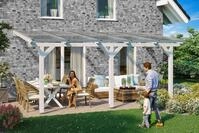 Skanholz Terrassendach Bormio, BxT: 541x400 cm, Bedachung Doppelstegplatten
