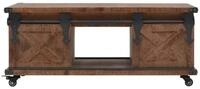 vidaXL Ablagetisch, Couchtisch Tannenholz Massiv 91 x 51 x 38 cm Braun
