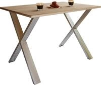VCM Esstisch K&uuml;chentisch Xona H. 76 x B. 110 x T. 50 cm, Premium Holz Esstisch