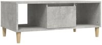 vidaXL Couchtisch Couchtisch Betongrau 90x50x36,5 cm Holzwerkstoff (1-St)
